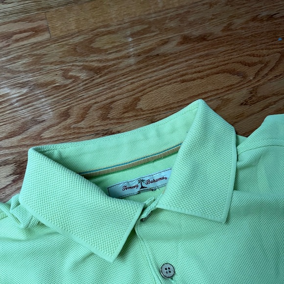 Lime green Tommy Bahama polo size - L - Picture 2 of 4